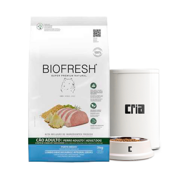 Biofresh Adulto Cães Porte Médio Lombo e Abacaxi (venda por 100g)