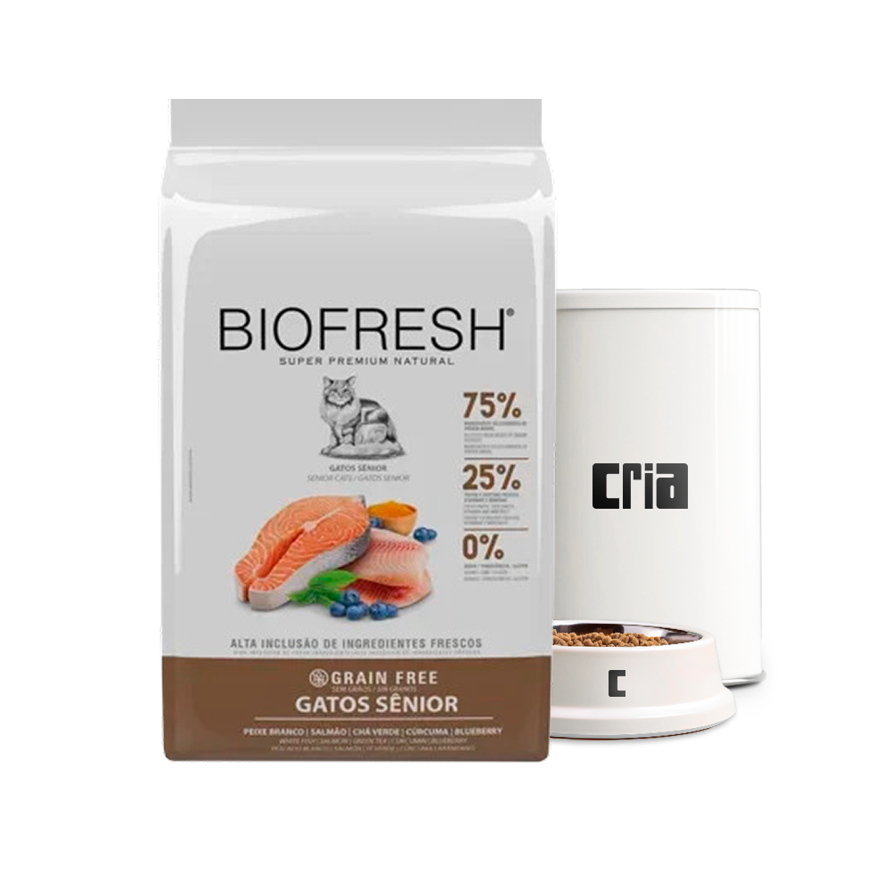 Biofresh Gato Sênior Sabor Peixe Branco (venda por 100g)