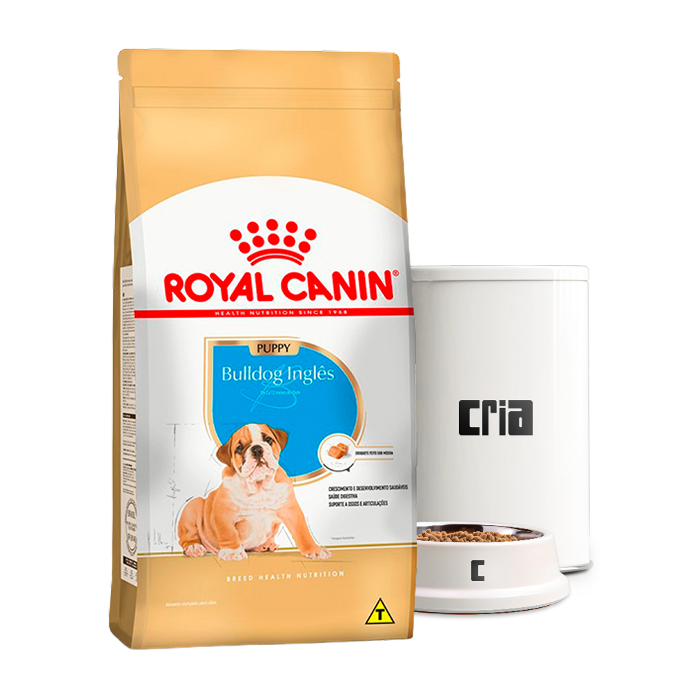 Royal Canin Breed Health Nutrition Cão Filhote Bulldog (venda por 100g)