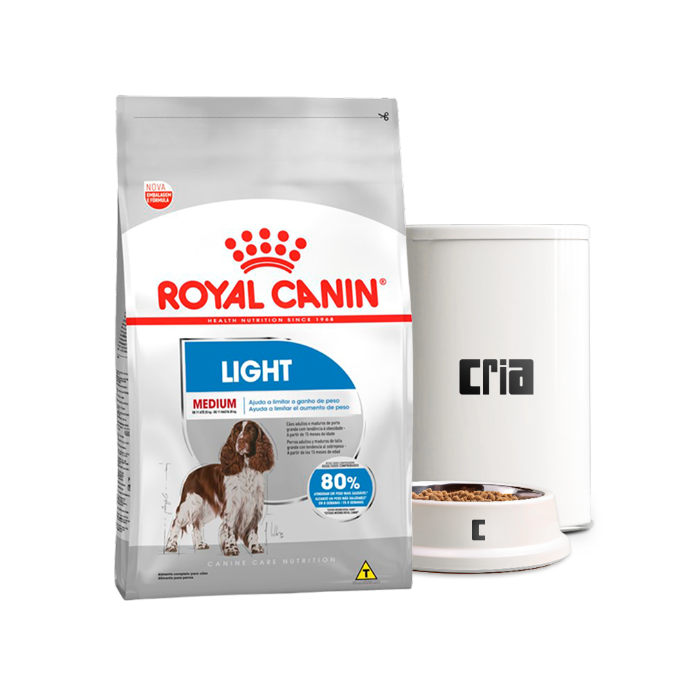 Royal Canin Porte Médio Light Cão Adulto Porte Médio (venda por 100g)