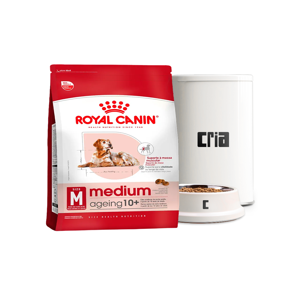 Royal Canin Porte Médio Sênior 10+ Cão Porte Médio (venda por 100g)