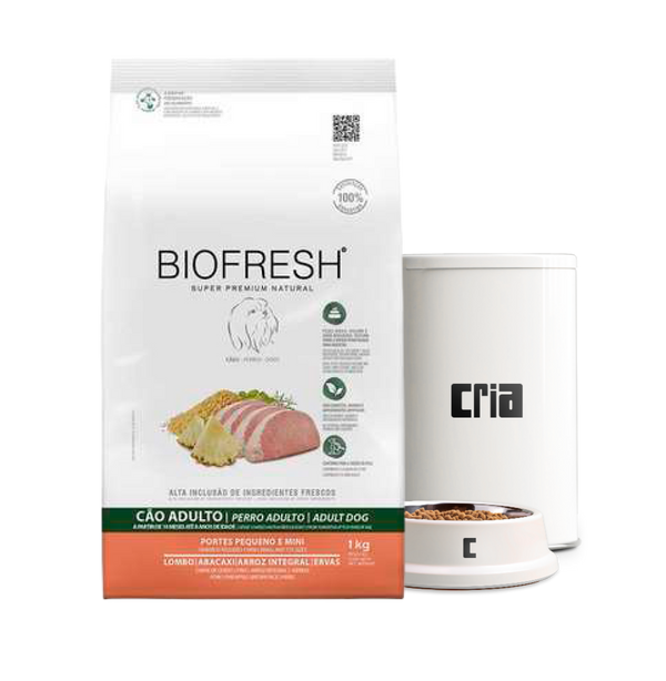 Biofresh Adulto Cães Porte Mini e Pequeno Lombo e Abacaxi (venda por 100g)