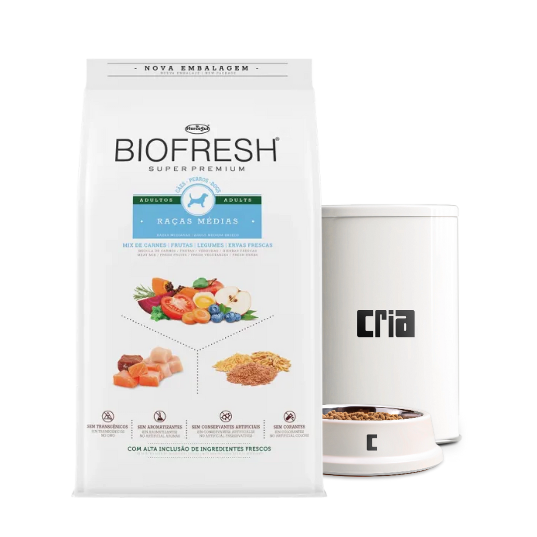 Biofresh Cães Adultos Porte Médio Sabor Frango (venda por 100g)