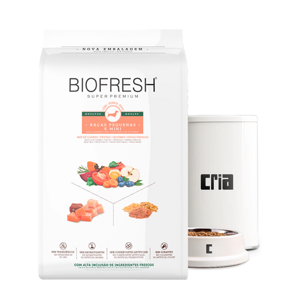 Biofresh Cães Adultos Porte Mini ou Pequeno Sabor Mix de Carne (venda por 100g)