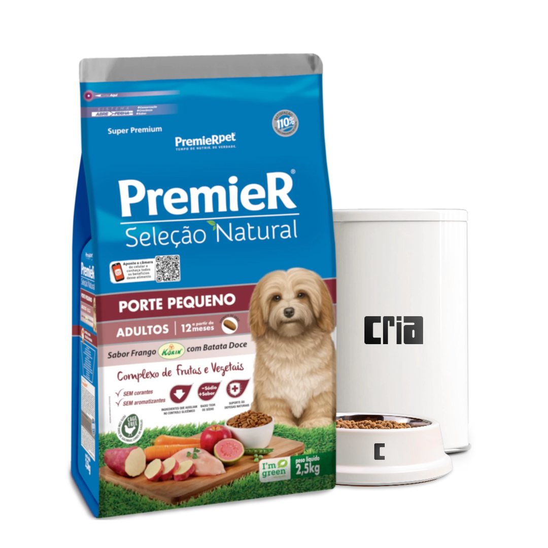 PremieR Seleção Natural Cães Adutos Porte Pequeno Sabor Frango com Batata Doce (venda por 100g)