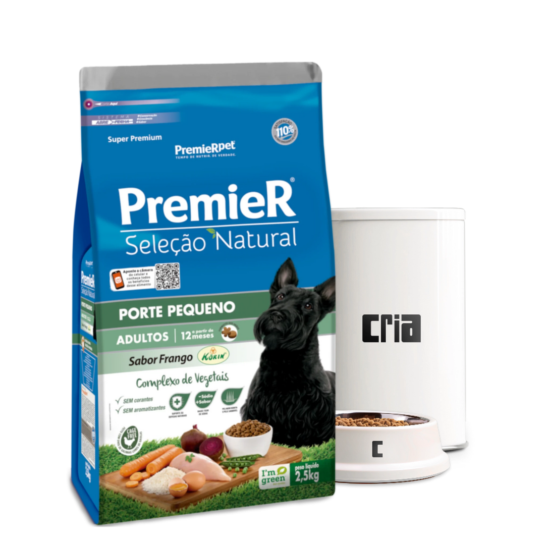 PremieR Seleção Natural Cães Adultos Porte Pequeno Sabor Frango Korin (venda por 100g)