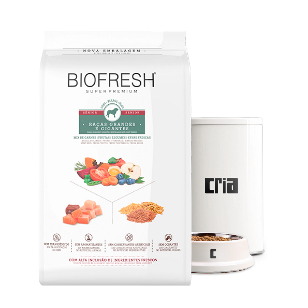 Biofresh Cães Senior Porte Médio Sabor Mix de Carnes (venda por 100g)