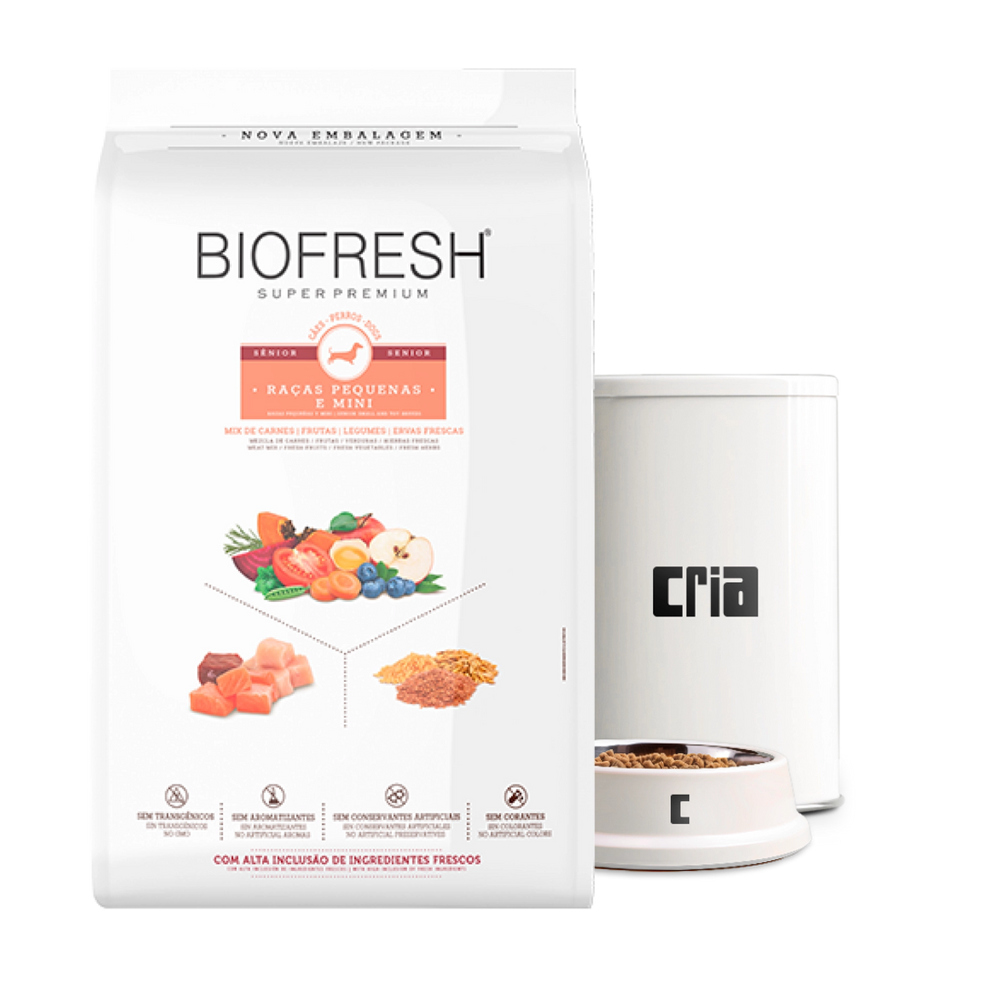 Biofresh Cães Senior Porte Mini ou Pequeno Sabor Mix de Carnes (venda por 100g)
