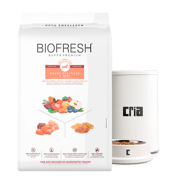 Biofresh Cães Senior Porte Mini ou Pequeno Sabor Mix de Carnes (venda por 100g)