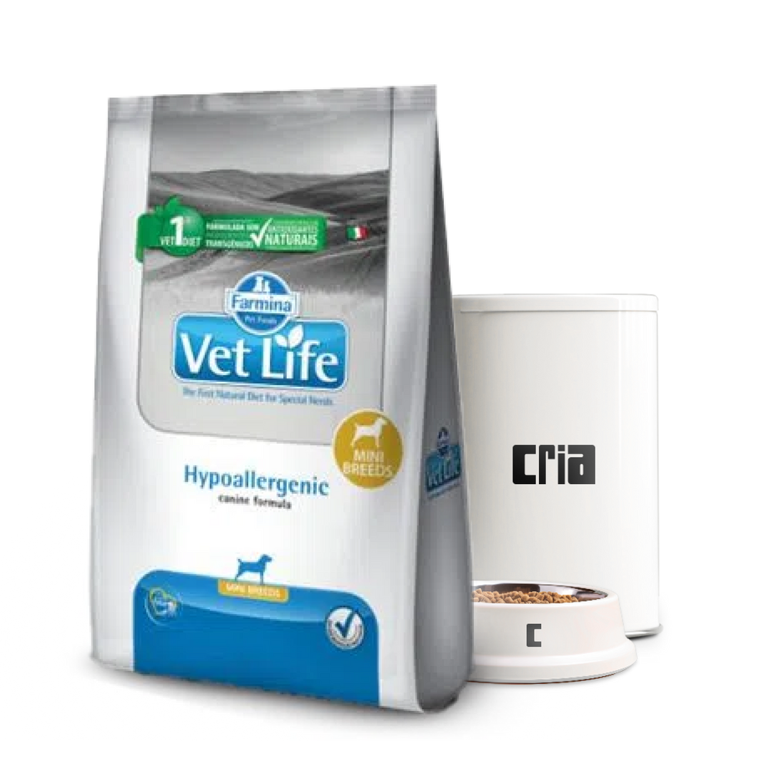Vet Life Hypoallergenic Cães Porte Mini ou Pequeno (venda por 100g)