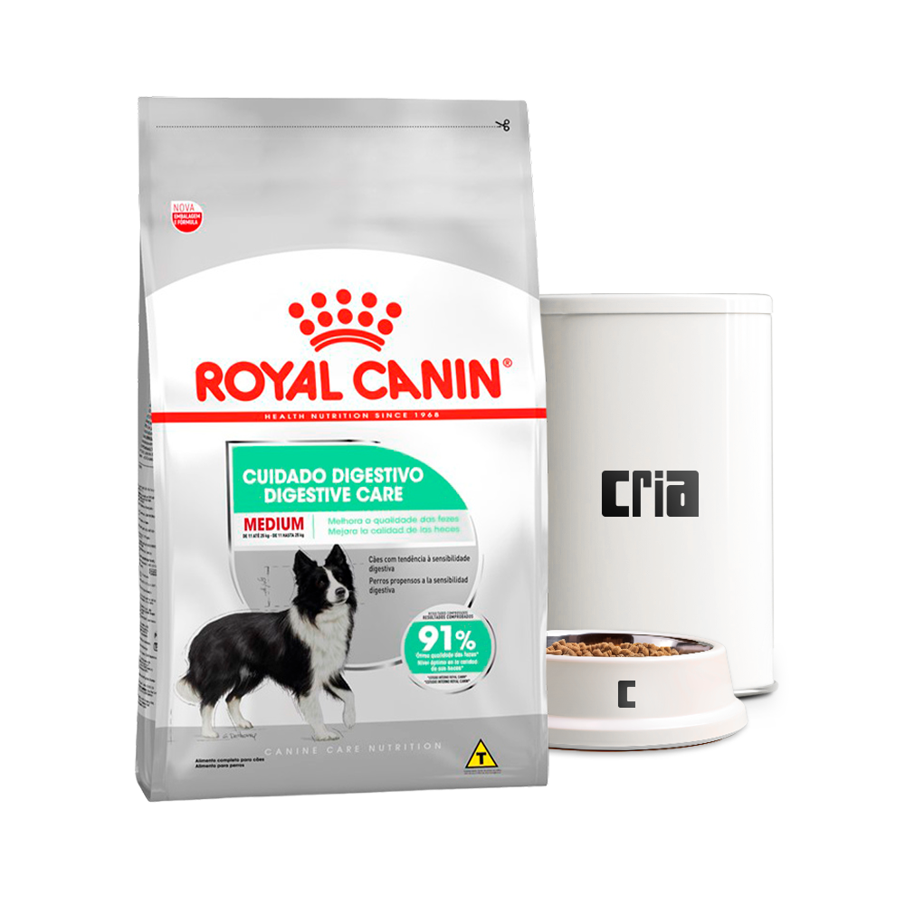 Royal Canin Cuidado Digestivo Cão Médio (venda por 100g)