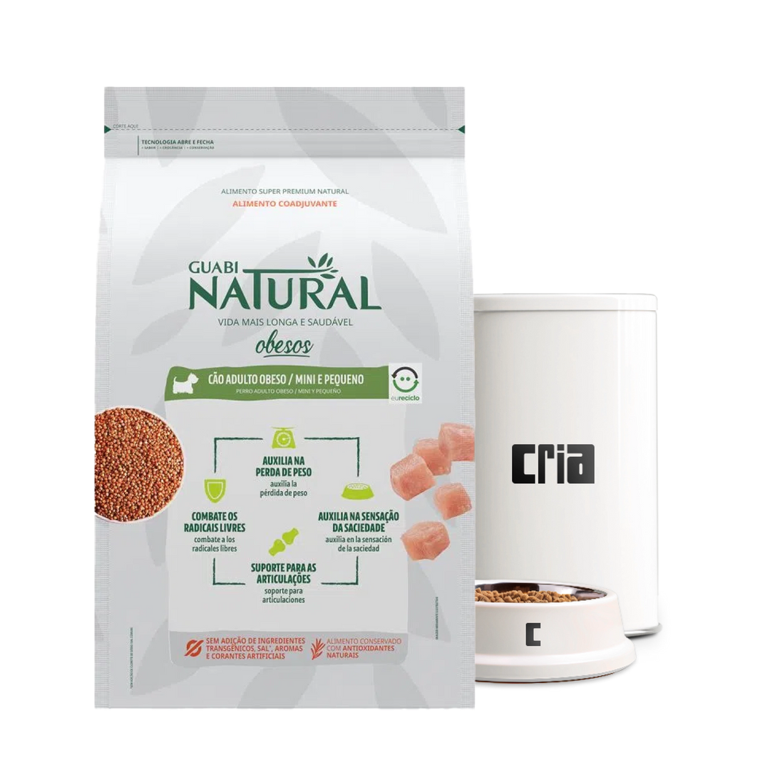 Guabi Natural Cães Obesos Porte Pequeno ou Mini Sabor Frango (venda por 100g)
