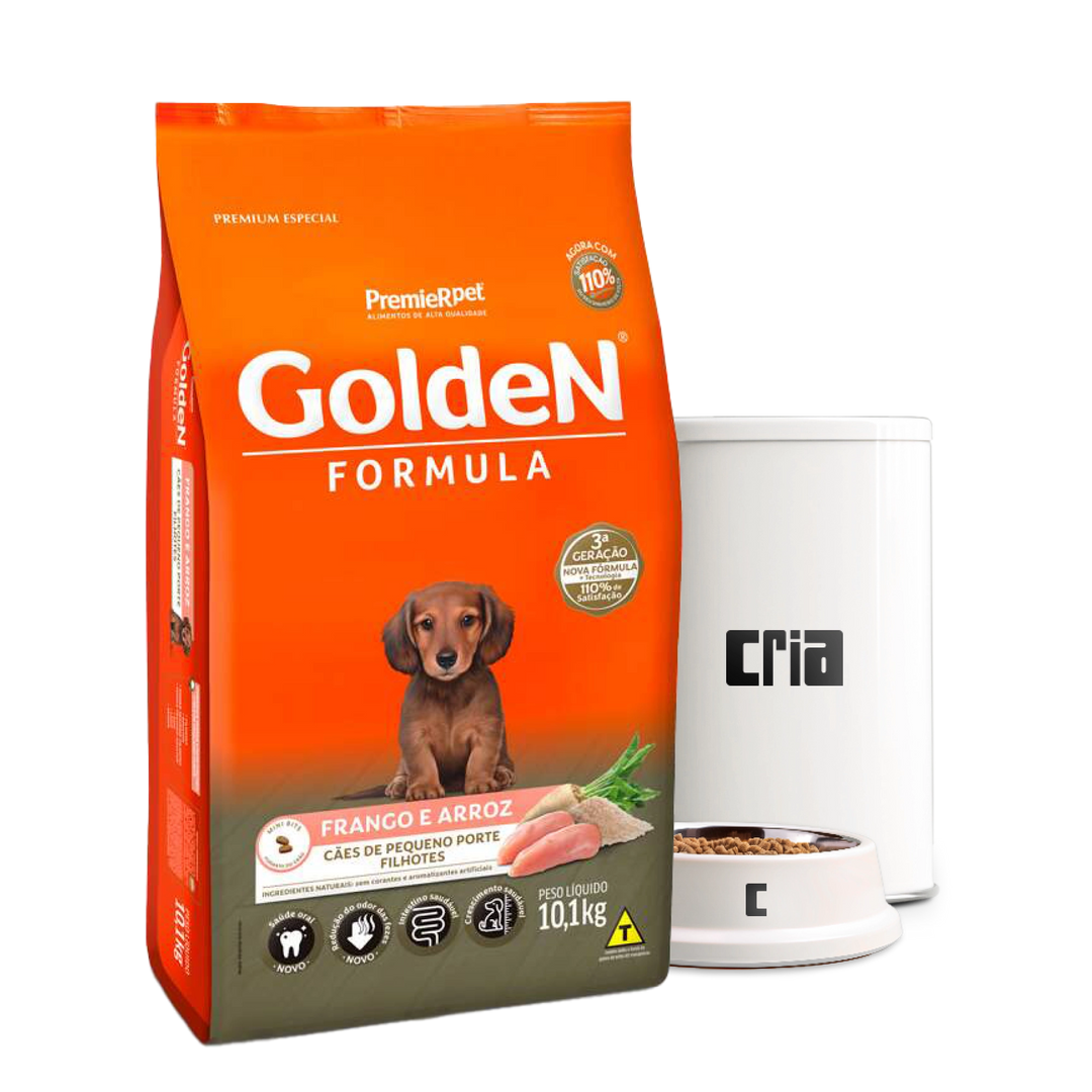 Golden Fórmula Cães Filhotes Sabor Carne e Arroz (venda por 100g)